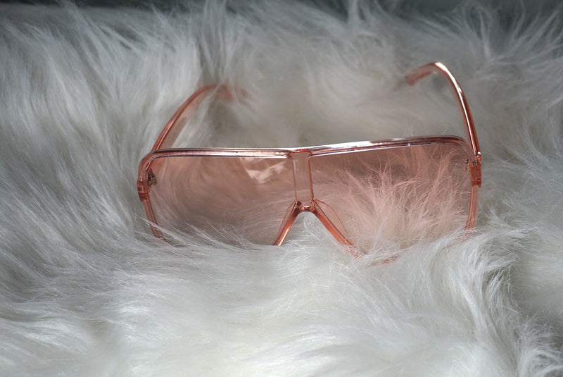 Oversize Retro Crystal Sunglasses