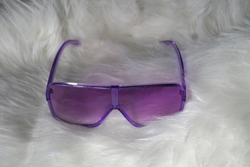 Oversize Retro Crystal Sunglasses