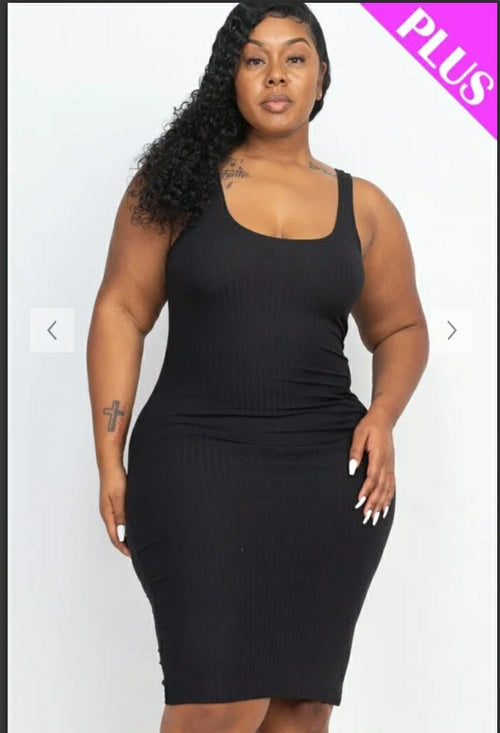 Ribbed Bodycon Dress