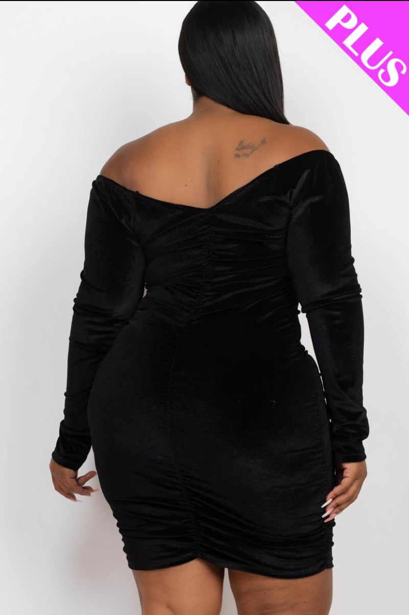 Layla Velour Dress