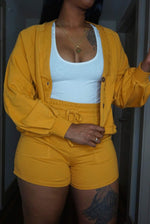 Cardigan Set :: Mustard