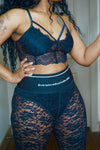 Lace Me Crop Top :: Black