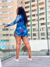 Blue Splash dress