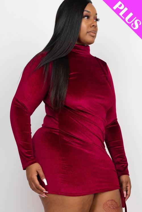 Vicky Velour Mini Dress